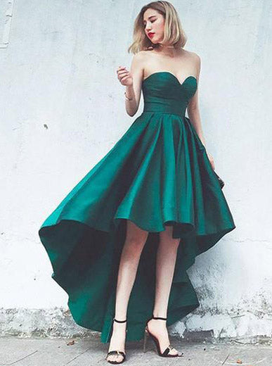 green hoco dress