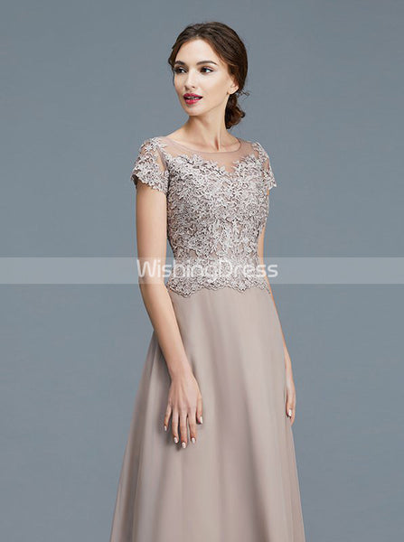 Elegant Mother of the Bride Dresses,Mother Dress with Sleeves,Long Mot ...