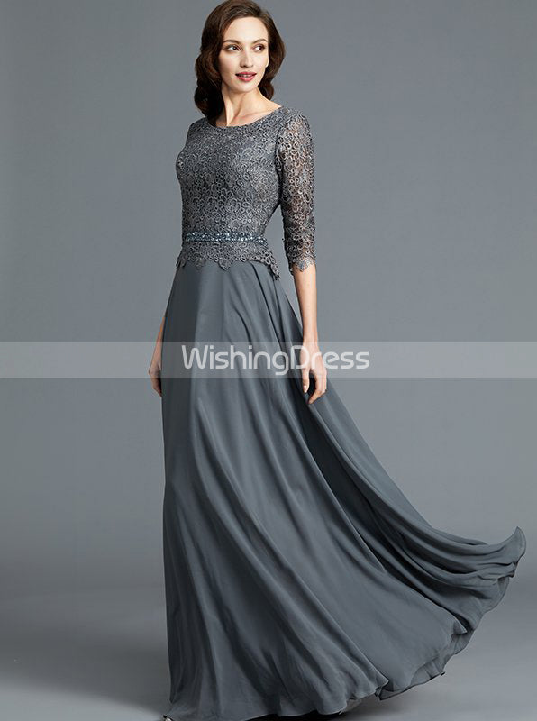 mother of the bride gray dress