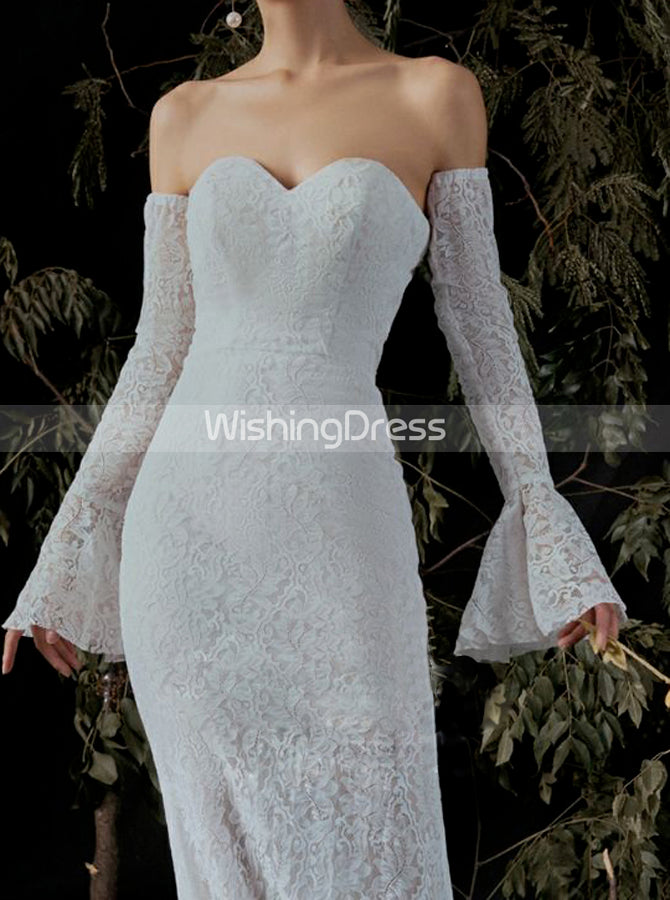 detachable lace sleeves for wedding dress