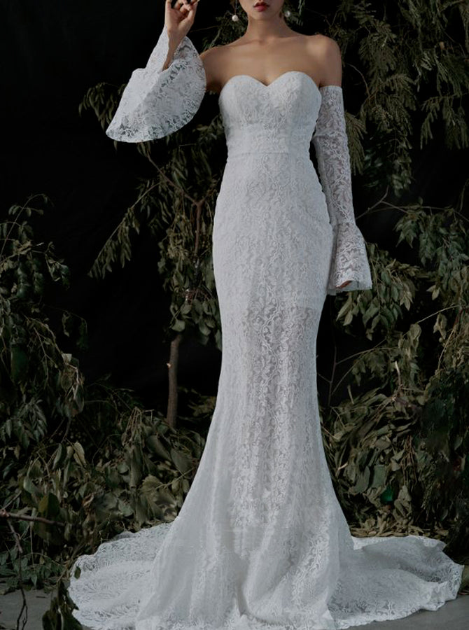 lace-fitted-wedding-dress-with-detachable-sleeves-wedding-dress-with-s-wishingdress