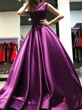 purple princess prom dress