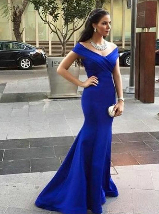 Royal Blue Evening Dresses | tyello.com