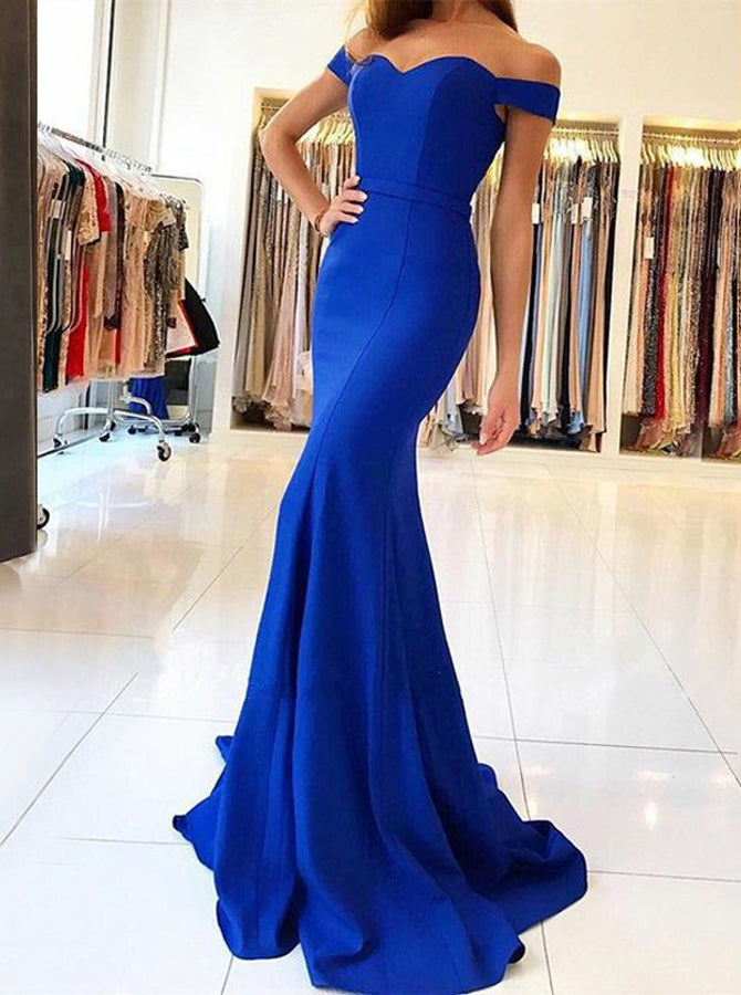 Simple Royal Blue Prom Dresses Sale, 60 ...