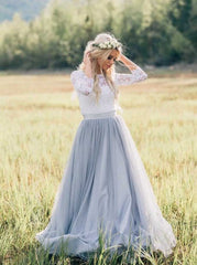 rustic blue dress