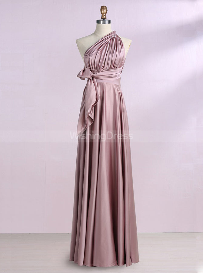 silk satin long dress