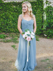steel blue short bridesmaid dresses