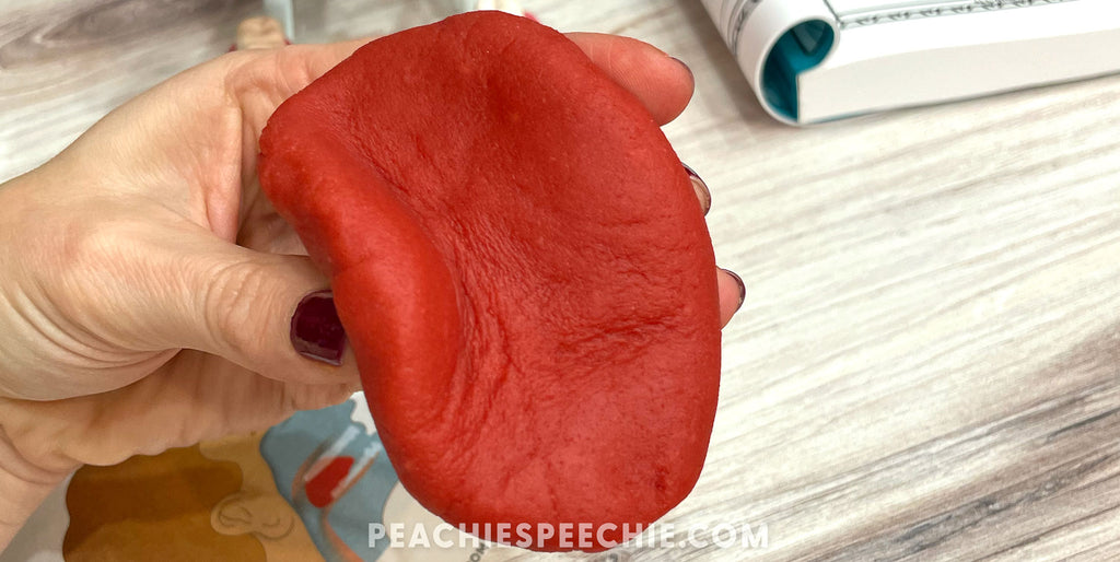 Play Dough Tongues for Teaching the R Sound