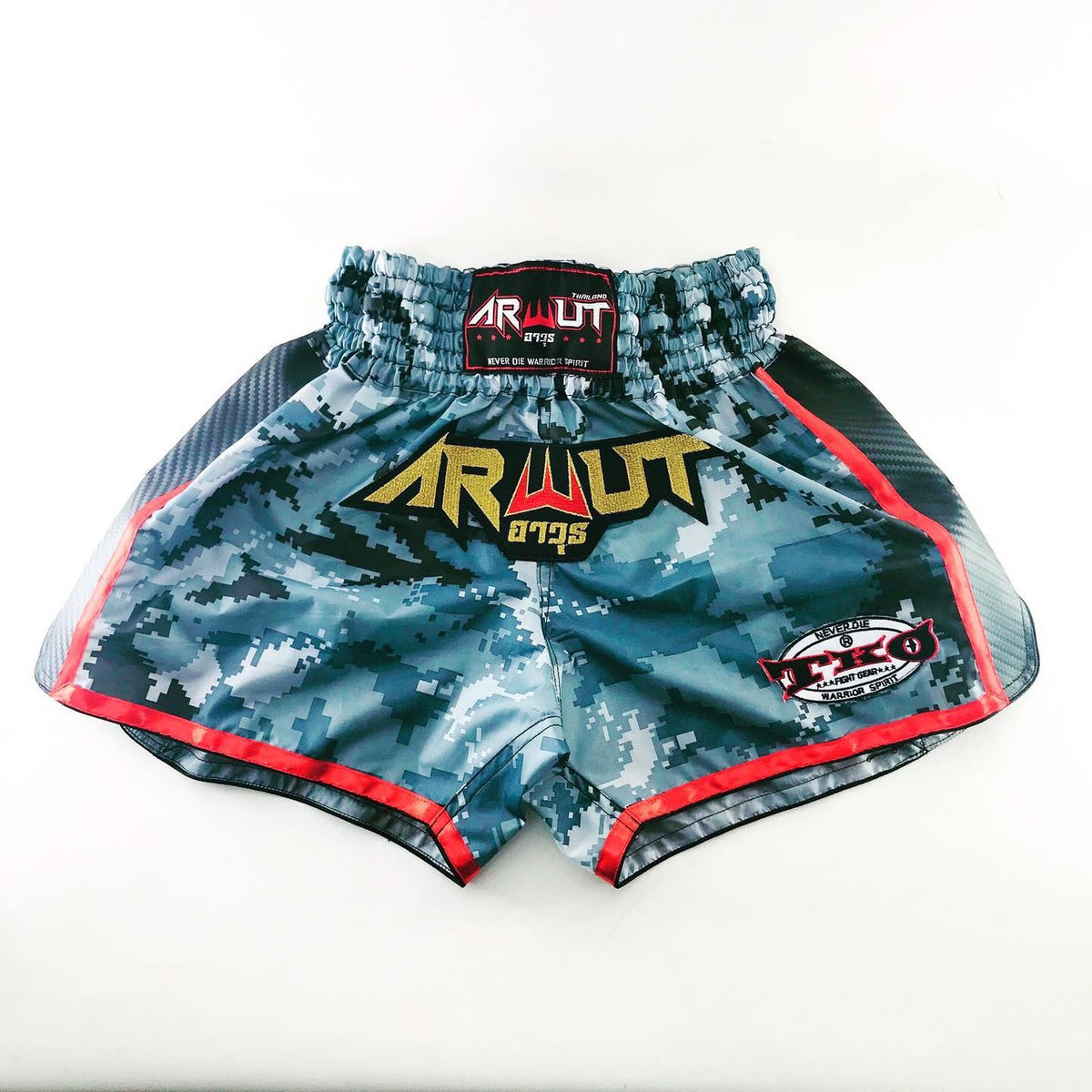 Arwut Muay Thai Camo Shorts | Apparel from TKO Fight Store – tkofightstore