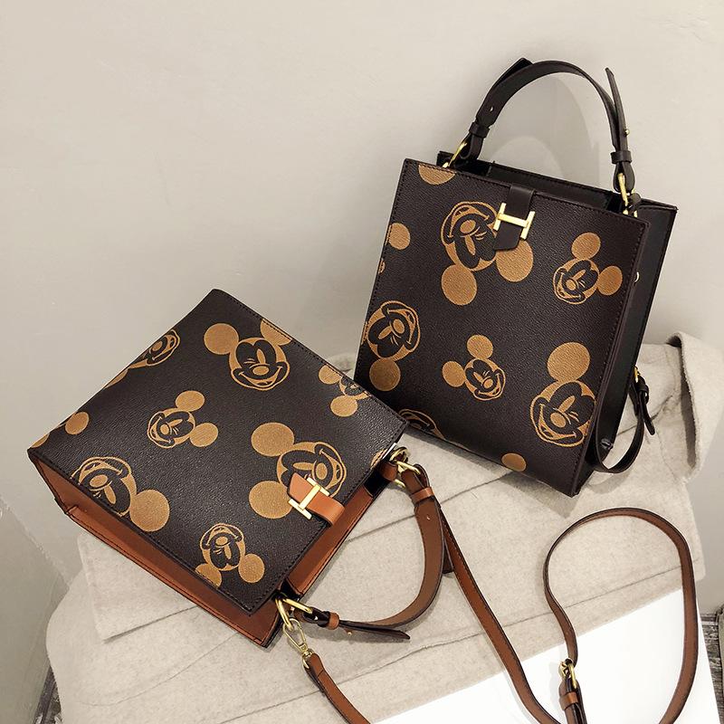 mickey mouse leather bag