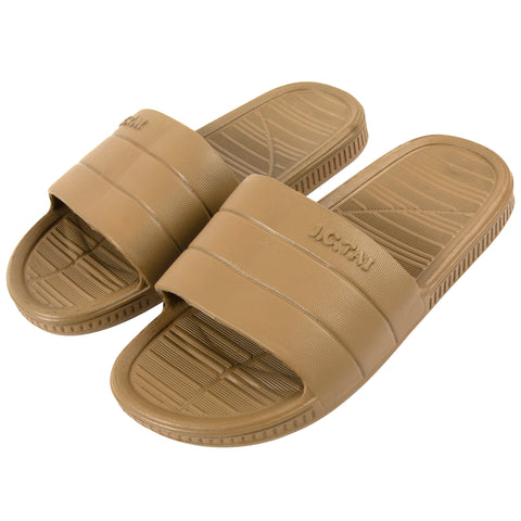 Women's Gold Slide Sandals - BagsInBulk.com