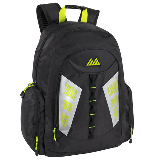 M black multi-pocket backpack