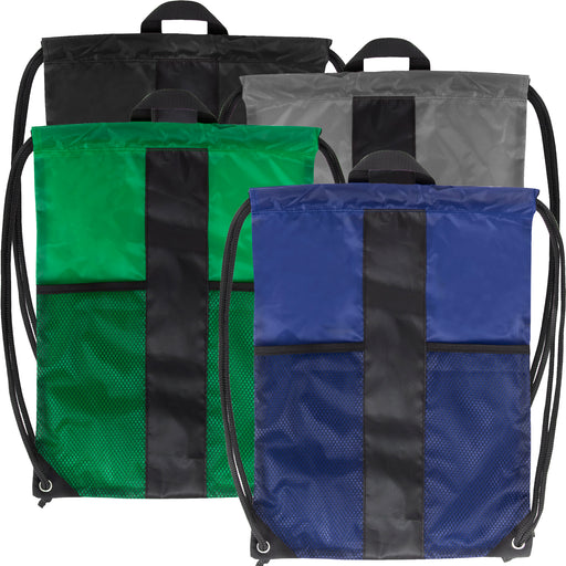 Cheap Wholesale 18 Inch Basic Red Drawstring Bag In Bulk —