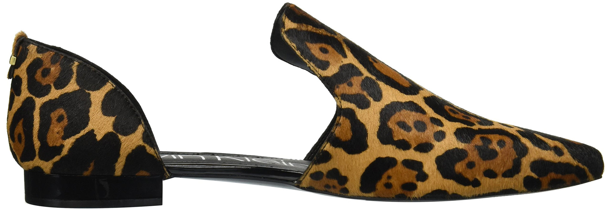 calvin klein leopard flats