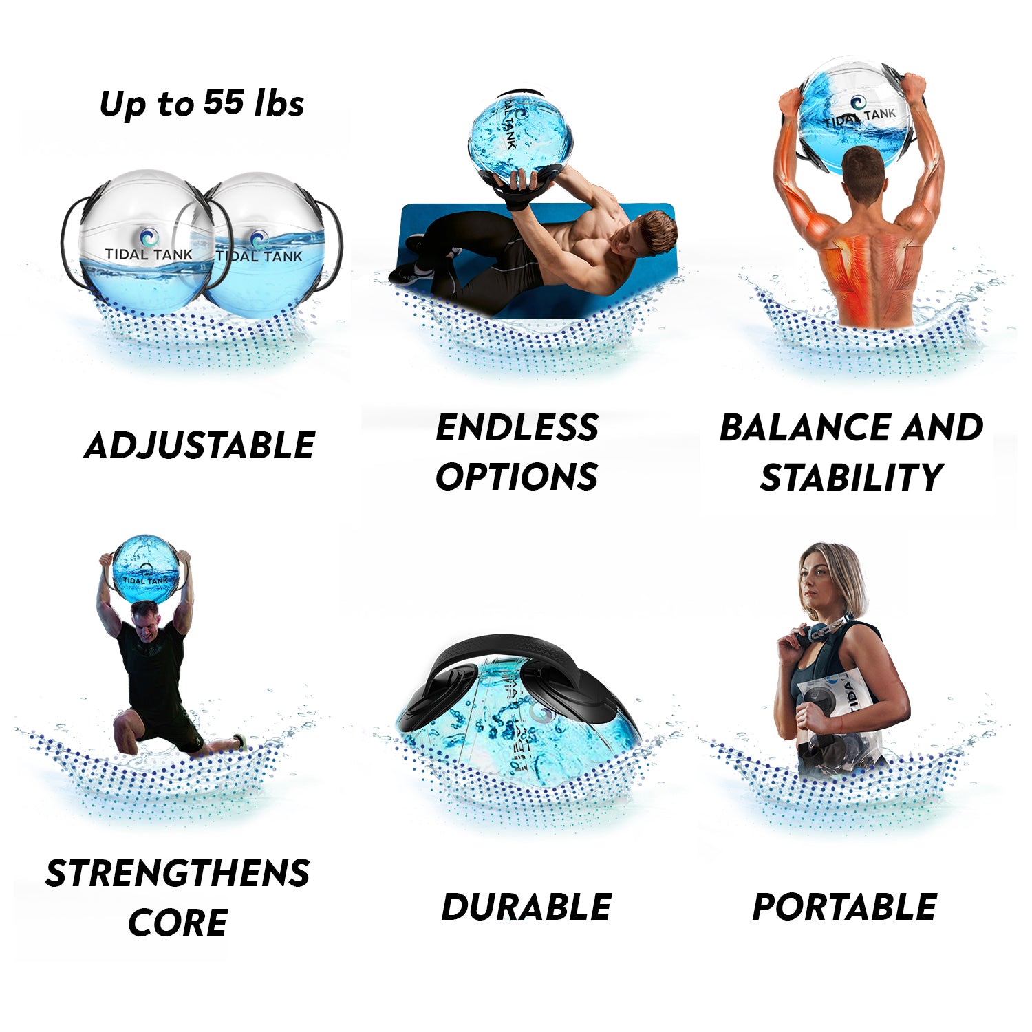 Tidal Tank Baseball Bundle - Move better with the weight that reacts