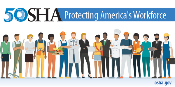 OSHA 50 Year anniversary banner | OSHA Compliance Blog