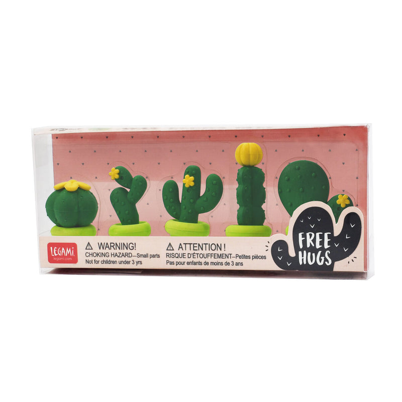 Free Hugs - Cactus Shaped Erasers