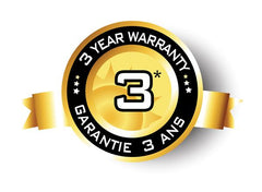 3 Year Warranty