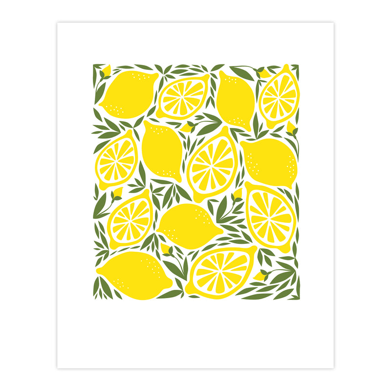 Lemon Art Print – ShopHazelmade