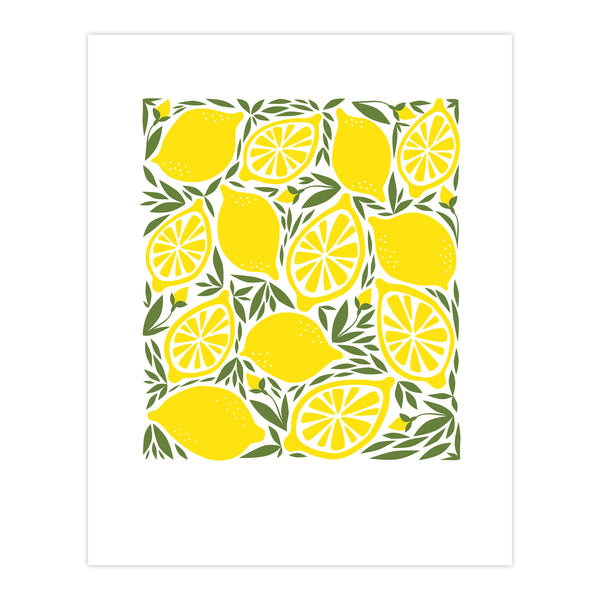 Lemon Art Print – ShopHazelmade