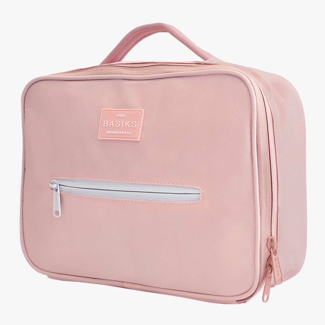 light pink lunch bag