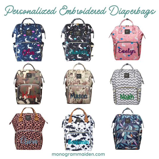 Monogram Diaper Bag: Personalize Your Parenting Style Now