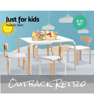 artiss kids table and chair