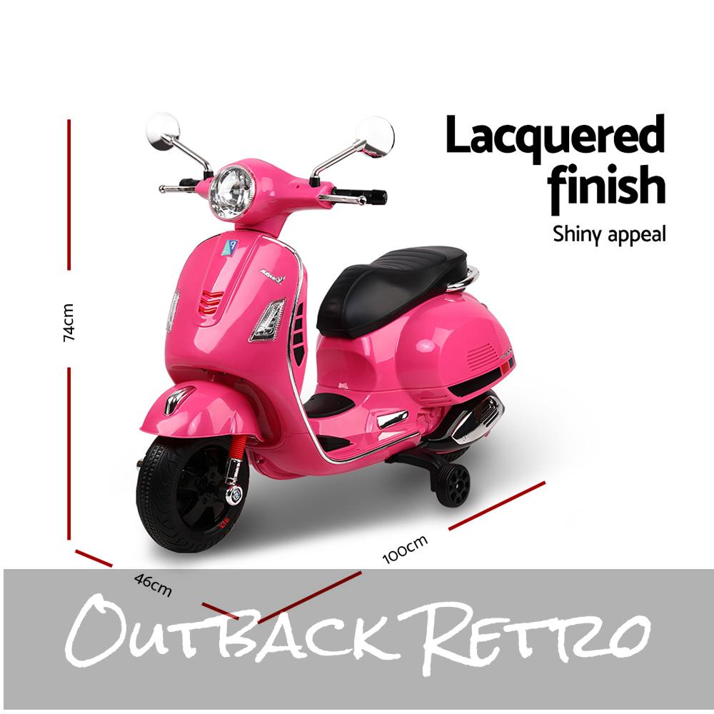 pink kids vespa