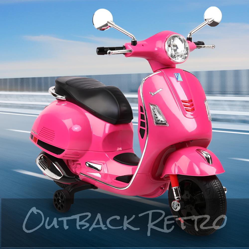 pink motorbike ride on