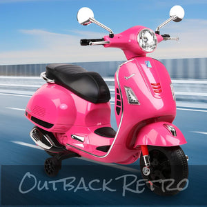 pink motorbike ride on