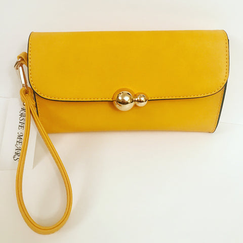 mustard colored purse