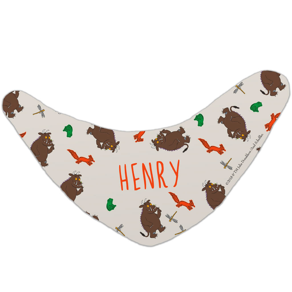 Gruffalo Crumble Personalised Baby Bib