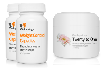 Wellsprings Weight Control Capsules and 20-1 Cream Pack - Wellsprings Health product image