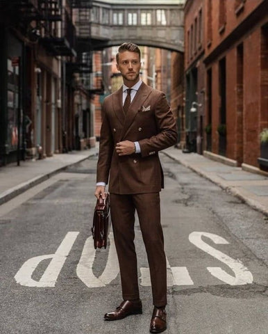 Brown suit 