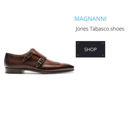 Magnanni brown shoes