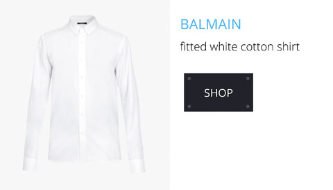 Balmain white shirt