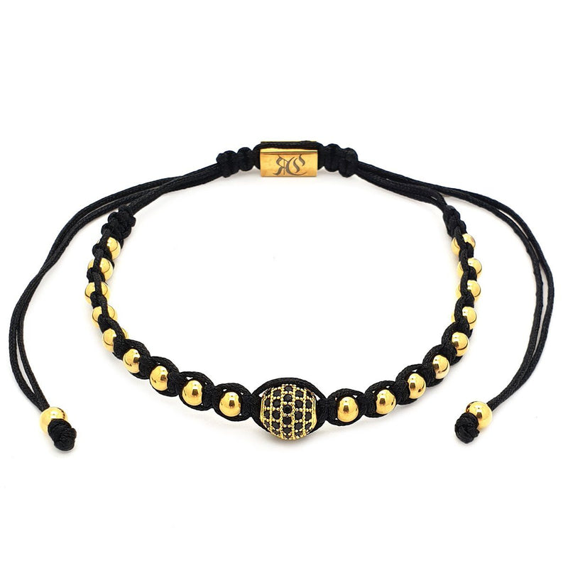 Stranded Ball Gold Plated Bracelet | Roano Collection