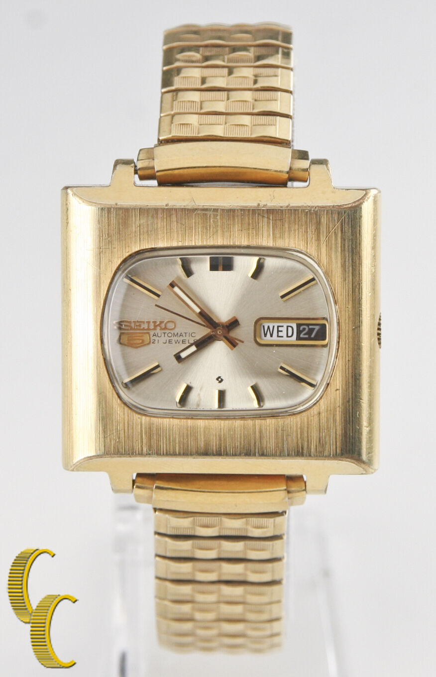 Seiko Men's Automatic Gold-Plated 