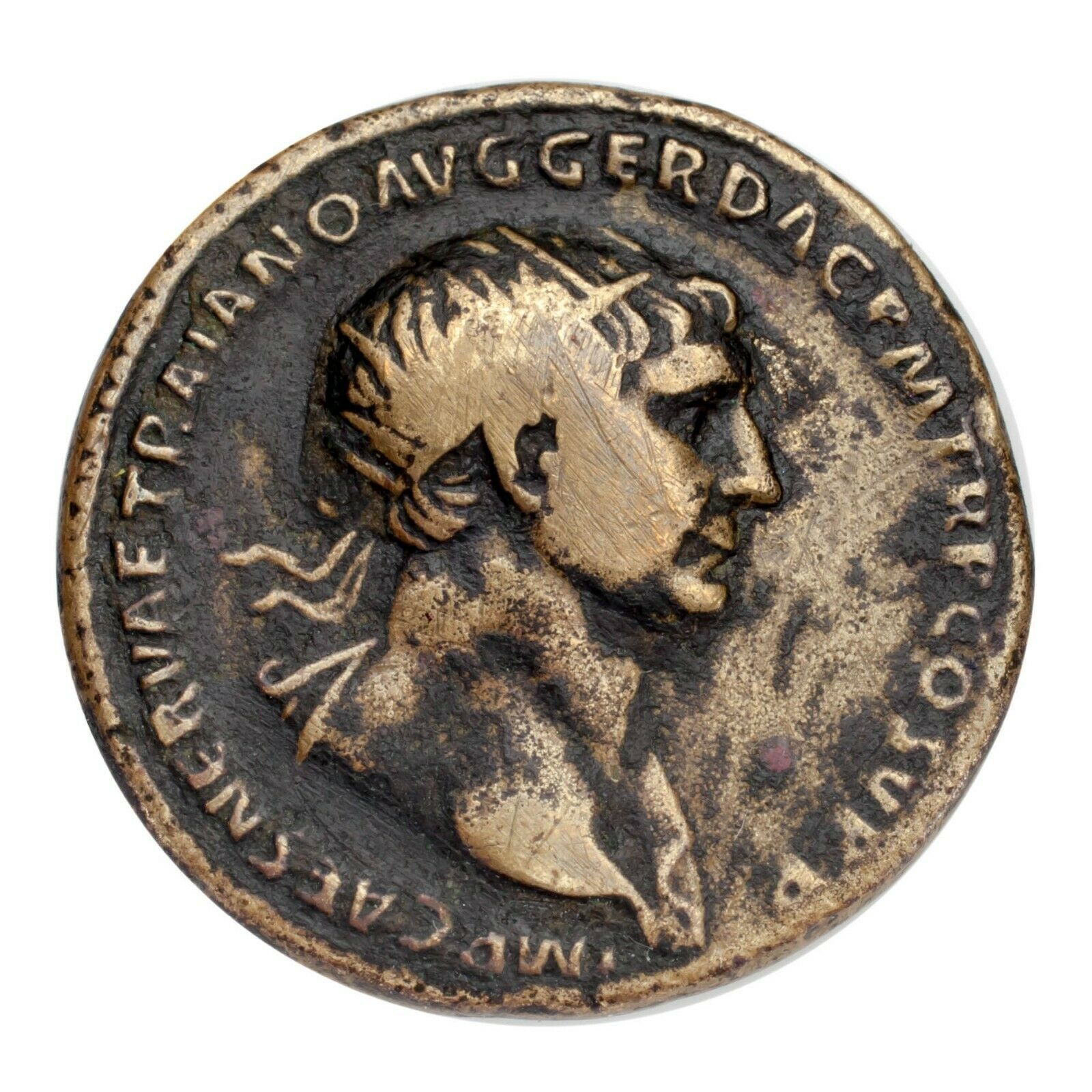 Trajan (98 117 AD) Bronze Dupondius Trajan Horse Rx VM #63/2 – DMND Limited