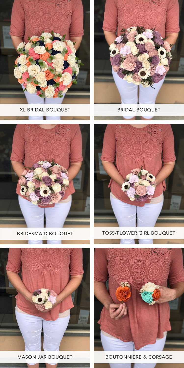 bridesmaid bouquet size