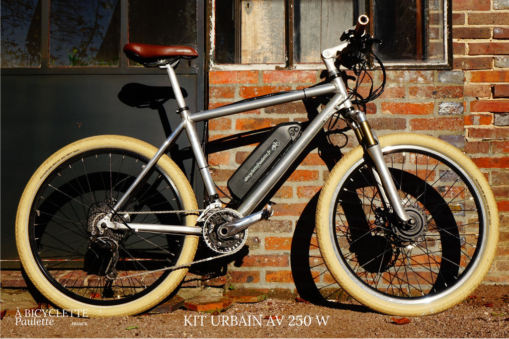 vélo électrique pas cher avec un kit de conversion électrique - à bicyclette Paulette