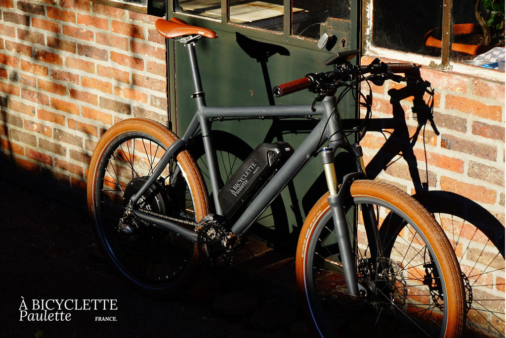 augmenter la vitesse d'un vélo à l'aide d'un kit électrique - à bicyclette Paulette