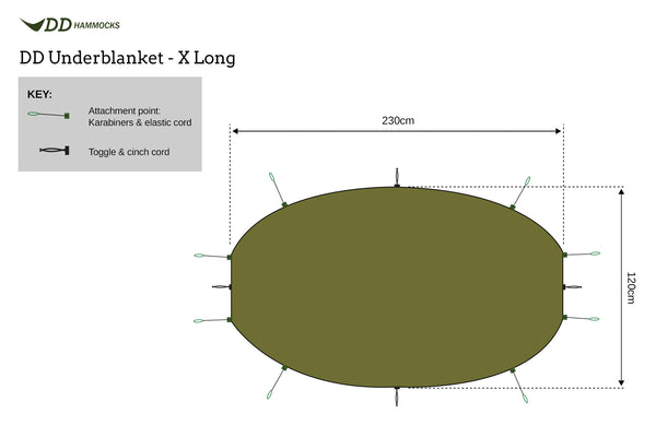 DD Hammocks Underblanket XL