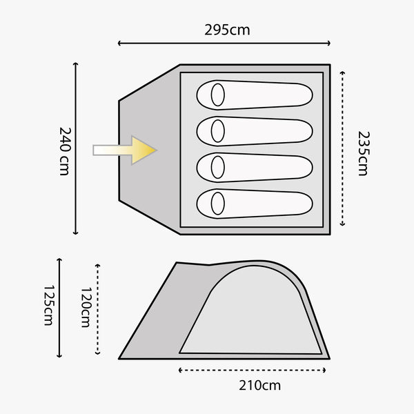 Highlander Juniper 4 tent