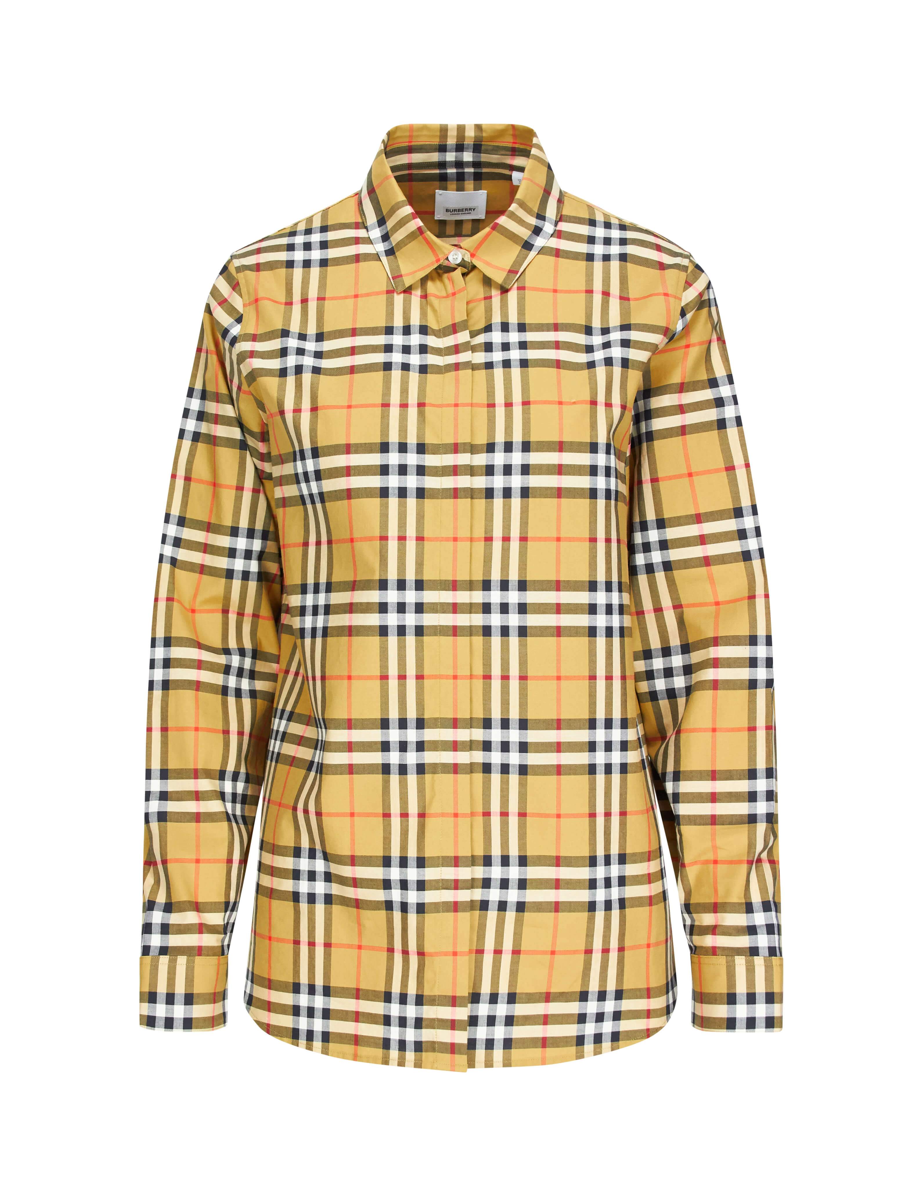 burberry shirt womens yellow