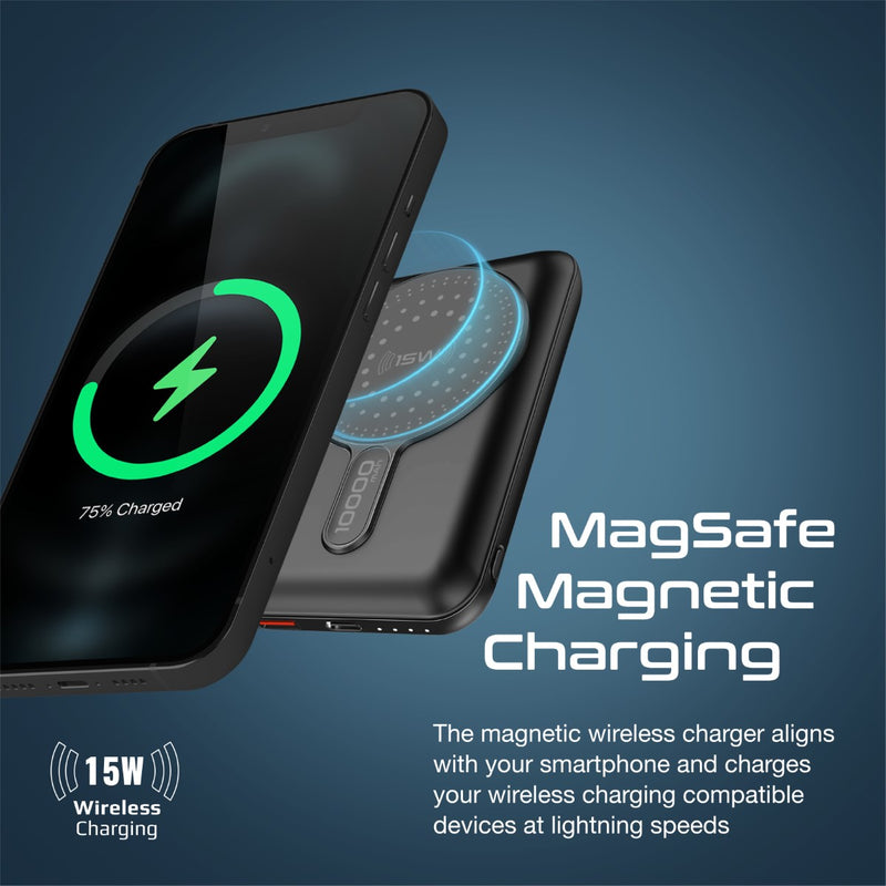 SuperCharge MagSafe Wireless Charging Power Bank – Promate Technologies