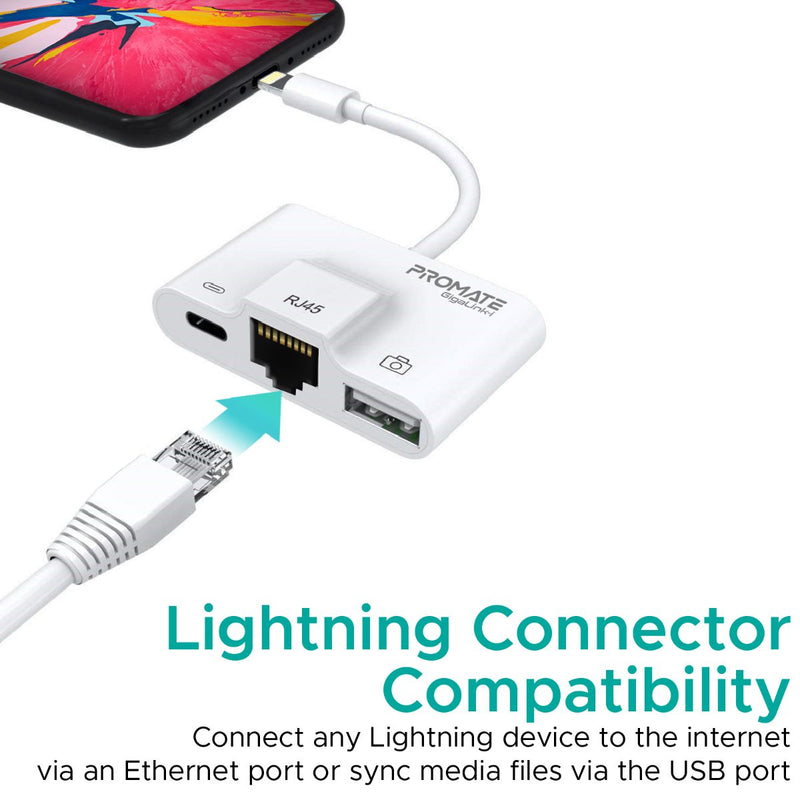 4-in-1 Multimedia Hub With Lightning Connector
