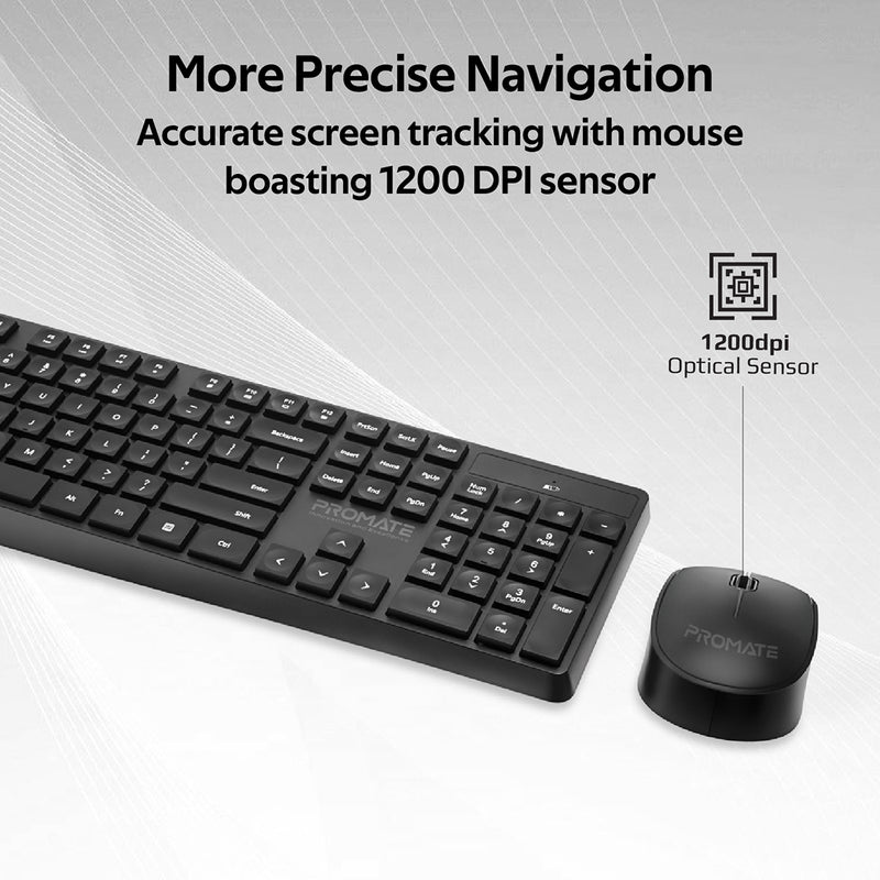 promate keyboard and mouse combo