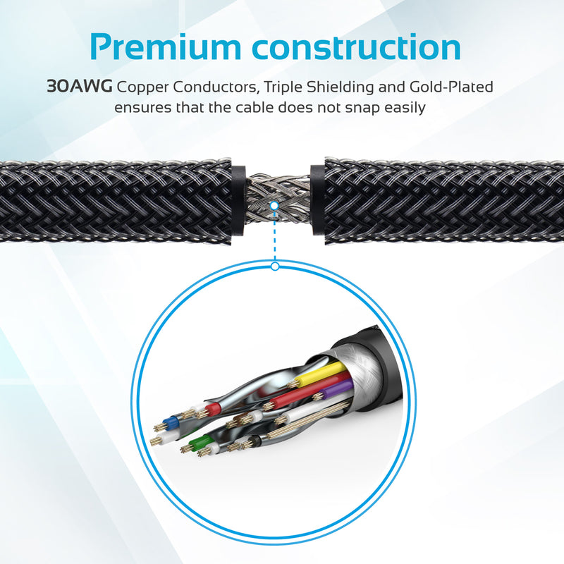 High Definition Right Angle 4K HDMI Audio Video Cable