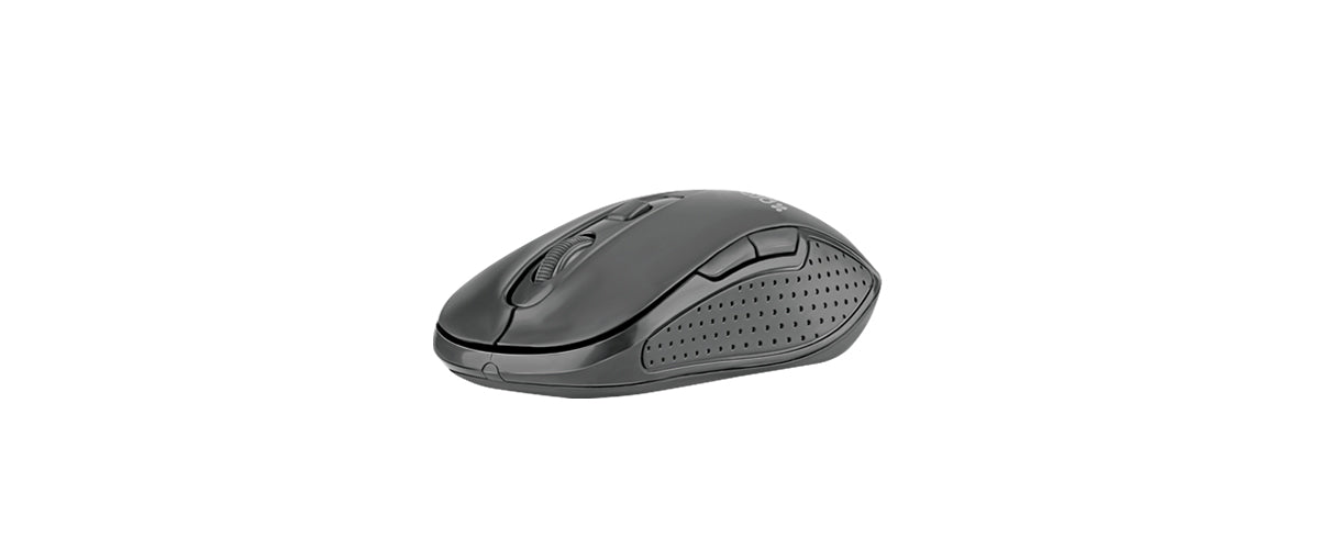 Promate Ergonomic Wired USB Full-Size Keyboard & Mouse Combo, Plug & Play,  Easy-to-Read Characters, Widely Compatible